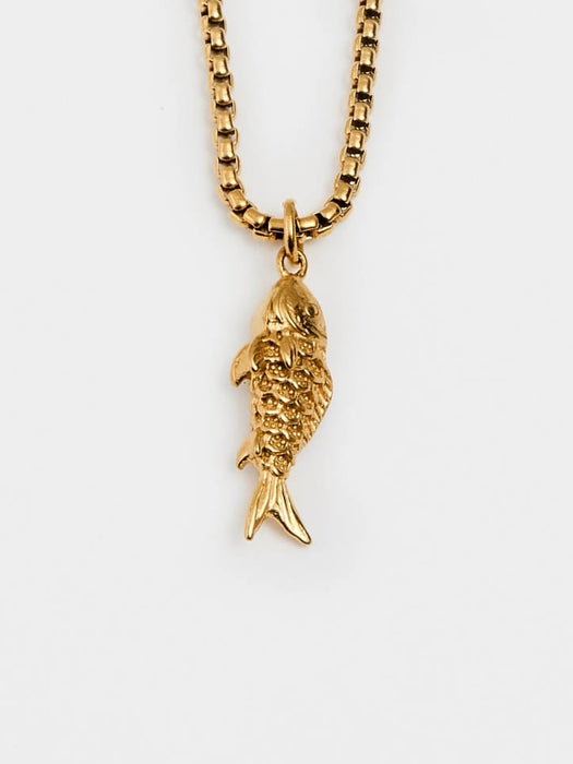 Triangle Caught Chain in Gold
