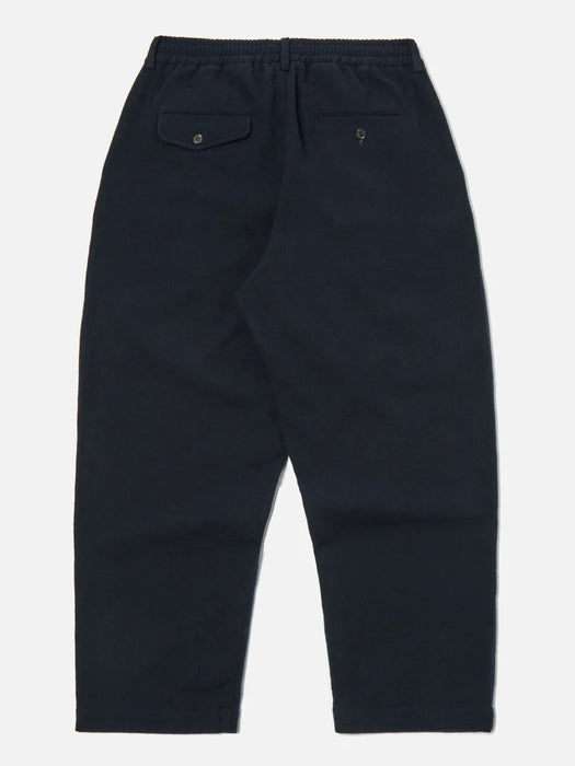 Universal Works Oxford Pant in Navy Soft Wool