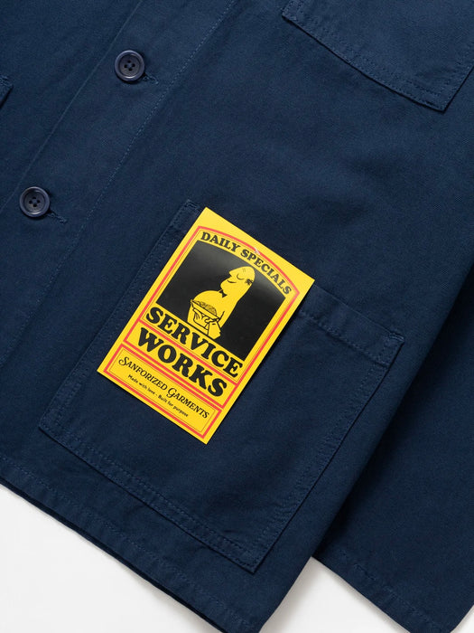 Service Works Canvas Chore Shirt in Navy