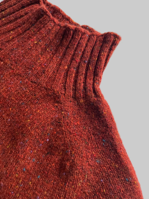 Array Mens Mock Neck Jumper in Hoy Ness