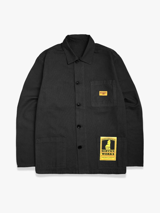 Service Works Coverall Jacket in Black