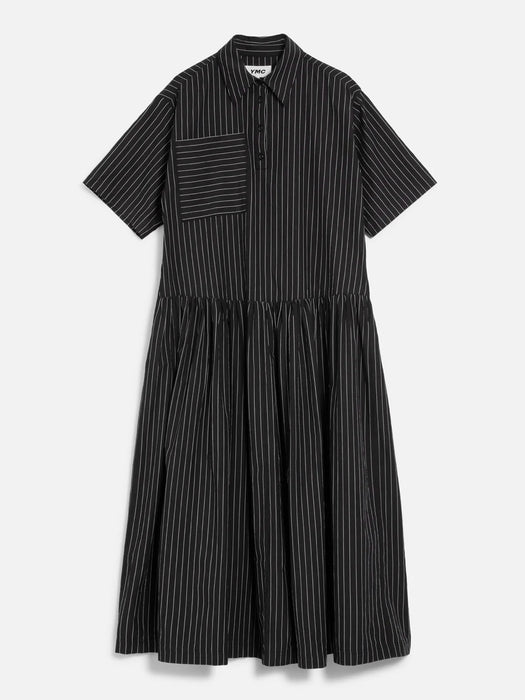 YMC Women Parklife Dress in Black / White