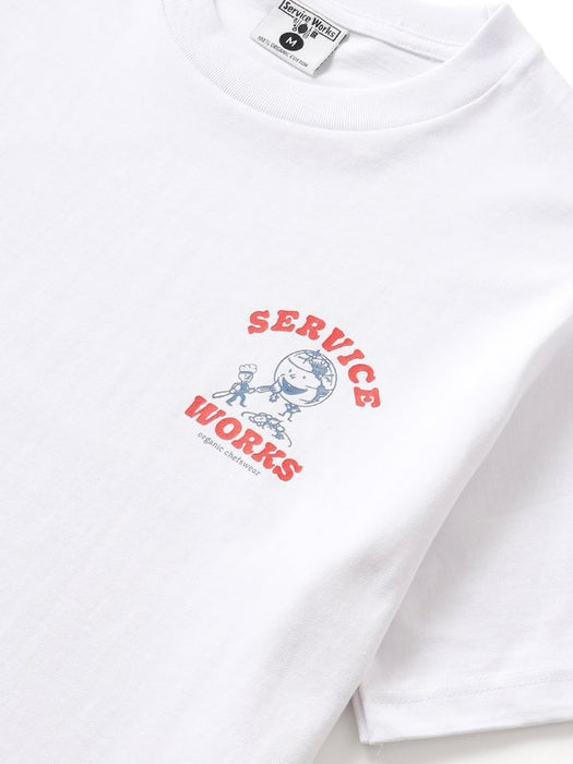 Service Works Chefswear T-shirt in White