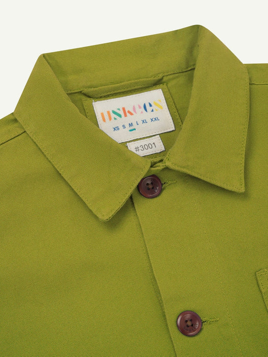 Uskees Buttoned Overshirt in Pear