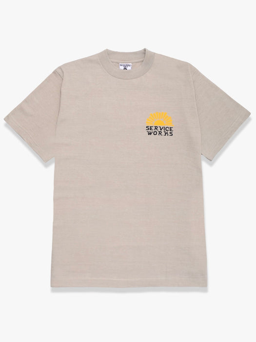 Service Works Sunny Side T-Shirt in Stone