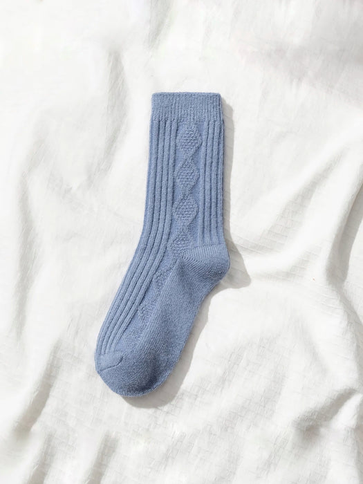 Happy Knits Cashmere Blend Socks in Blue