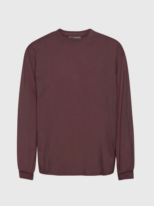 Colorful Standard Oversize LS T-shirt in Dusty Plum