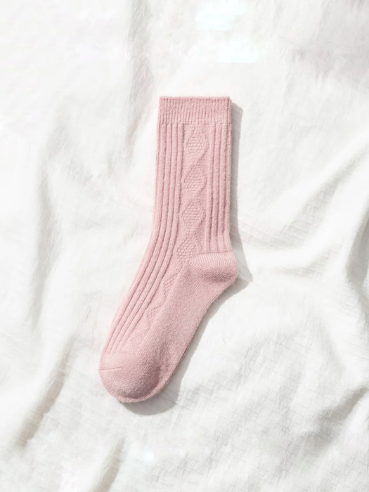 Happy Knits Cashmere Blend Socks in Pink