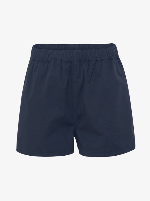 Colorful Standard Women Twill Shorts in Navy Blue