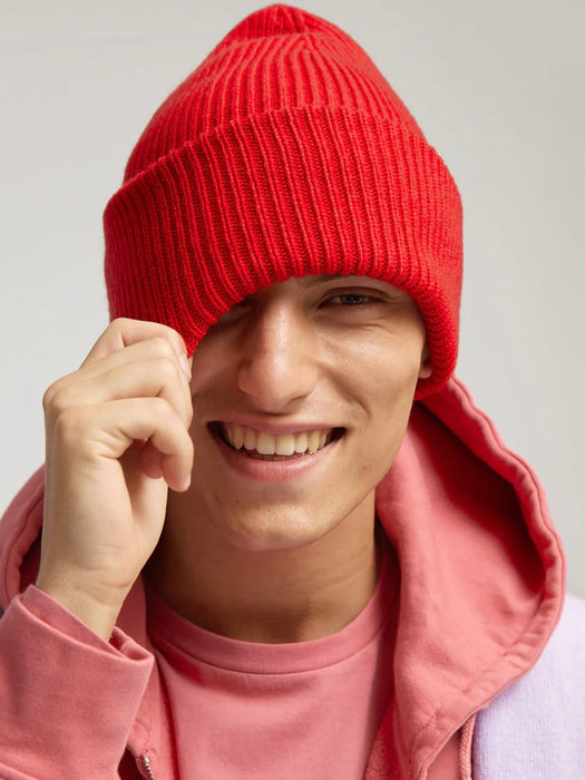 Colorful Standard Merino Wool Hat in Scarlet Red