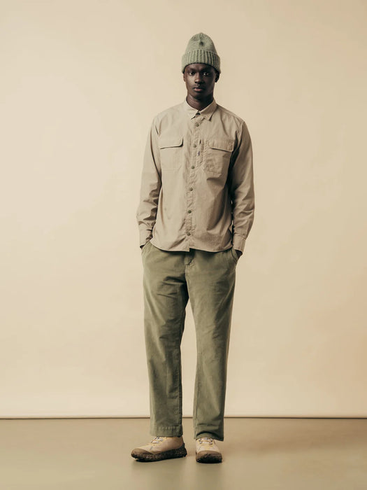 Kestin Aberlour Trouser in Light Military Moleskin