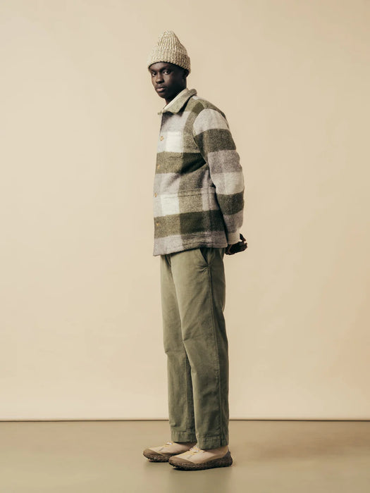 Kestin Aberlour Trouser in Light Military Moleskin