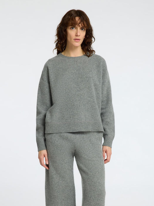 Selected Femme Nukki Sweater in Grey Melange