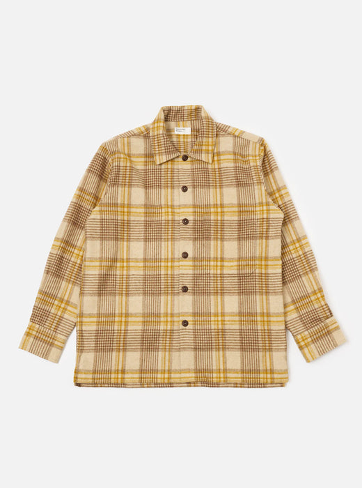 Universal Works Fatigue Shirt in Gold Brushed Boban