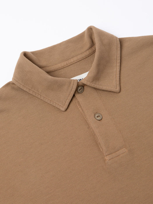 Kestin Dunn Oversize Polo in Tan