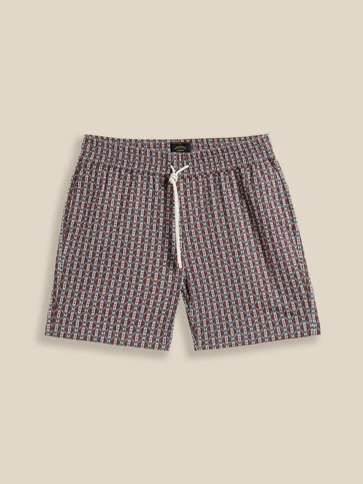 Portuguese Flannel Abstract Tile Shorts