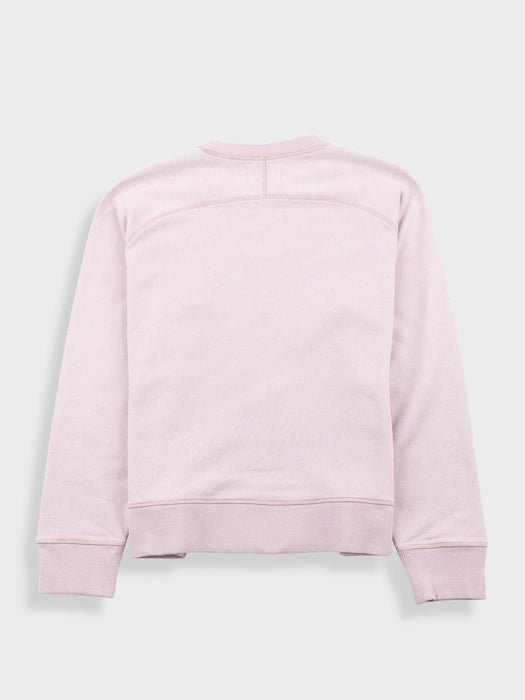 Folk Men Engineered Raglan Sweat in Sakura Pink