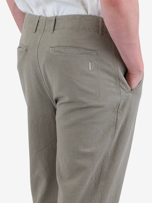 Folk Men Assembly Pant in Sage Cotton Linen