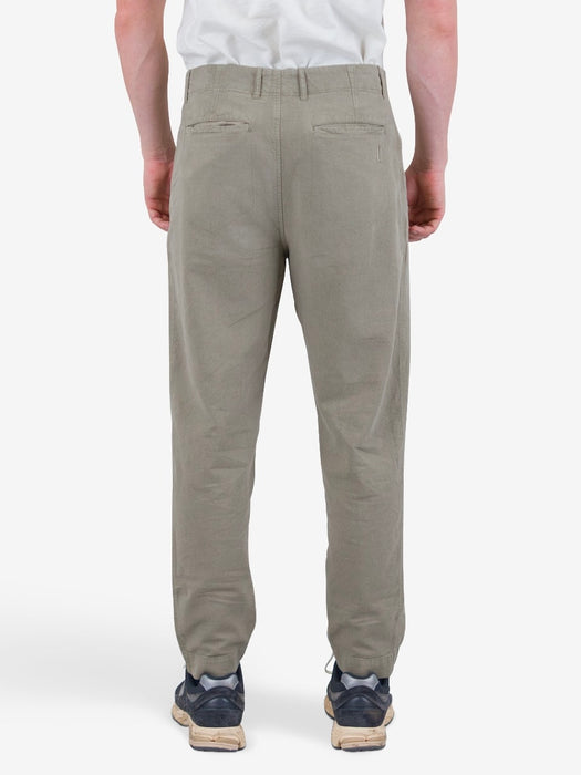 Folk Men Assembly Pant in Sage Cotton Linen