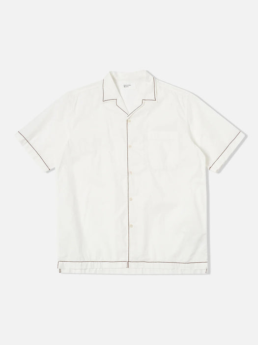 Universal Works Minari Shirt in Ecru Poplin