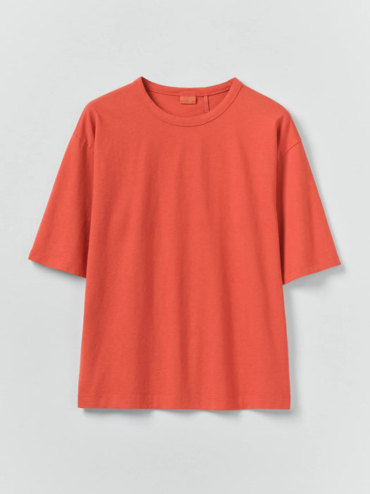 Toast SS Cotton T-Shirt in Red Pitaya