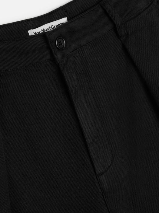 YMC Men Deadbeat Trouser in Black Twill