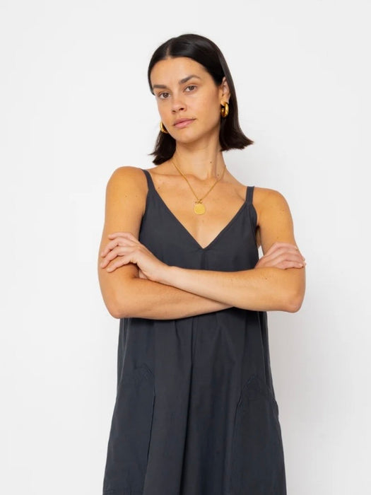 Folk Women Amy Dress in Soft Black