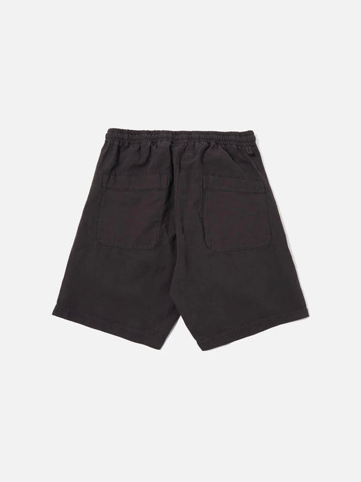 Universal Works Simple Short in Liquorice Linen Mix