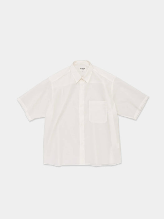 Still By Hand Half Sleeve Shirt in White