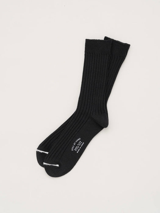 Still By Hand Knitted Socks in Black
