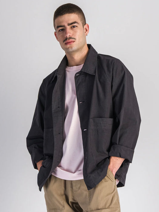 Parages Coach Jacket in Charcoal