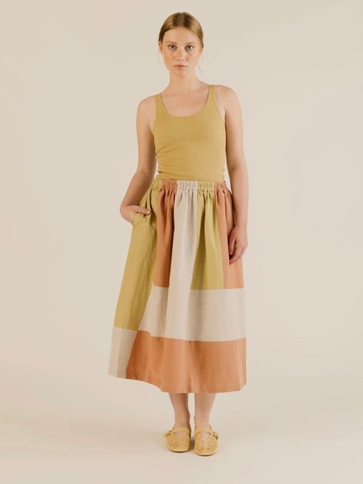 Sideline Willow Skirt in Patchwork Mix