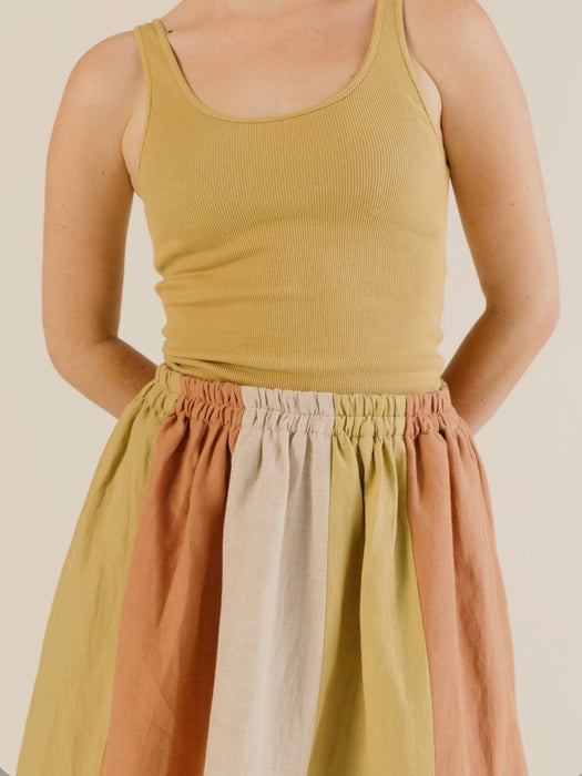 Sideline Willow Skirt in Patchwork Mix