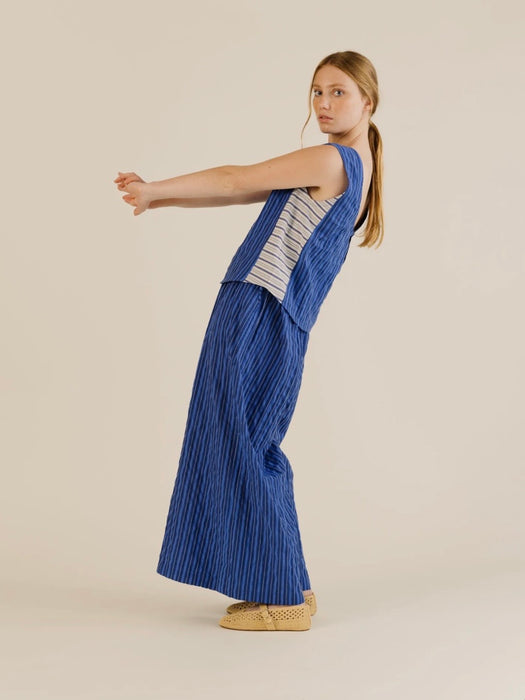 Sideline Anna Trousers in Cobalt Stripes