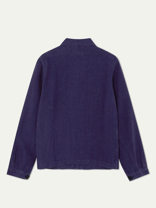 La Paz Baptista Jacket in Navy Linen