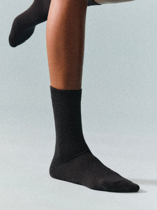 Pairs Merino Socks in Black
