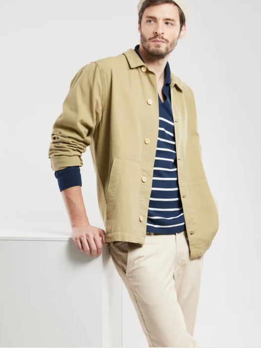 Armor Lux Fisher Jacket in Pale Olive