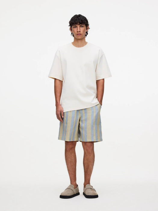 OAS Linen Shorts in Mist Strata