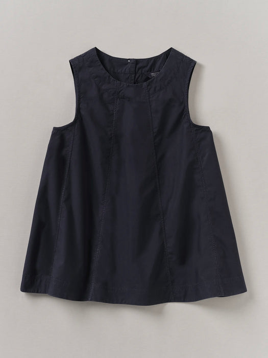 Toast Panelled Poplin Top in Ink
