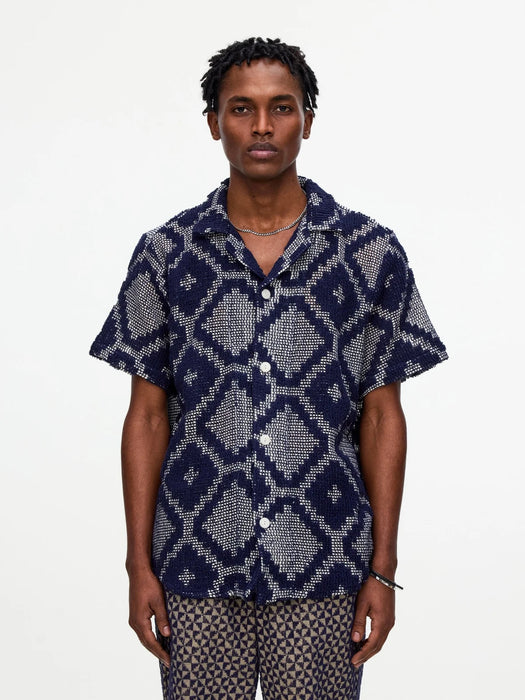OAS Cuba Crochet Shirt in Trastavere