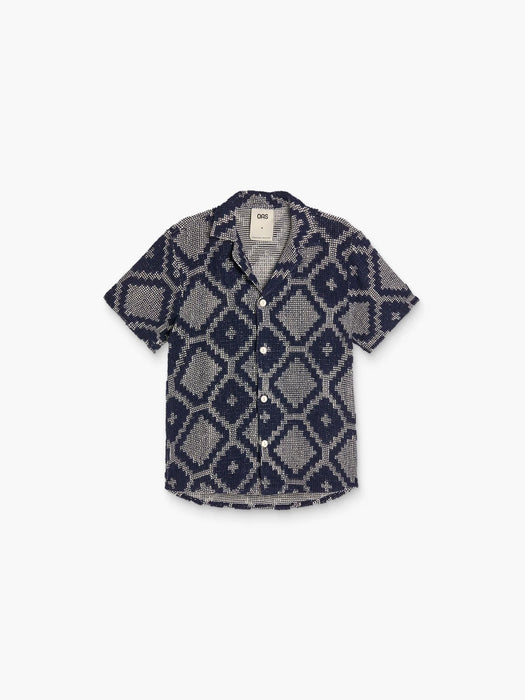 OAS Cuba Crochet Shirt in Trastavere