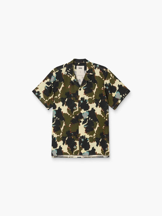 OAS Cuba Linen Shirt in Folagio