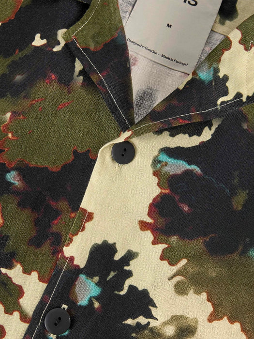 OAS Cuba Linen Shirt in Folagio