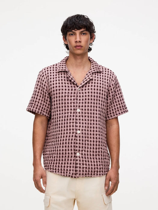 OAS Cuba Waffle Shirt in Ferratella