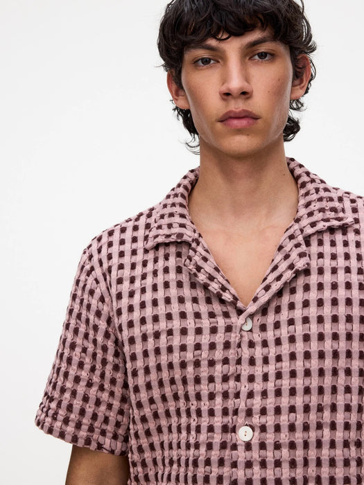 OAS Cuba Waffle Shirt in Ferratella