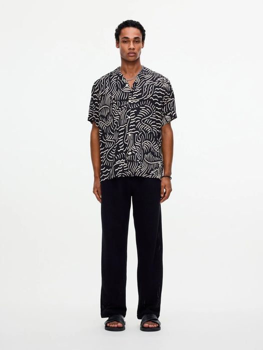 OAS Viscose Shirt in Tar Lorenzo