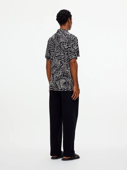 OAS Viscose Shirt in Tar Lorenzo