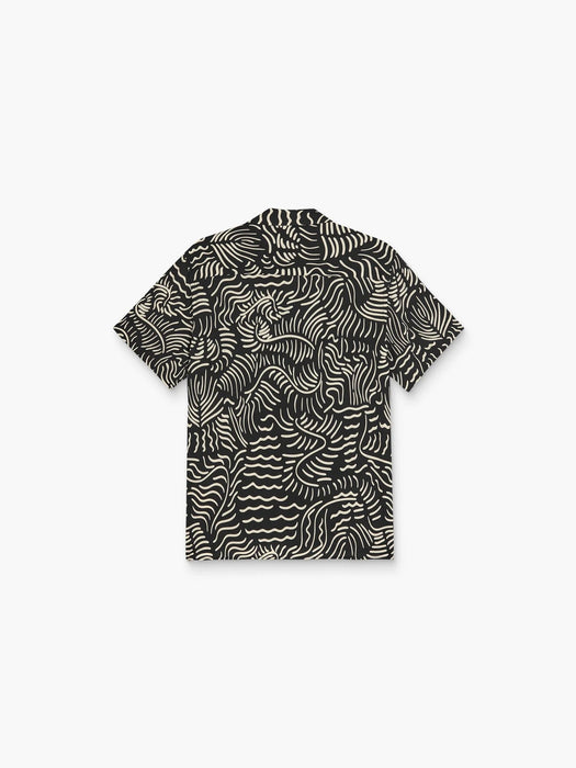 OAS Viscose Shirt in Tar Lorenzo