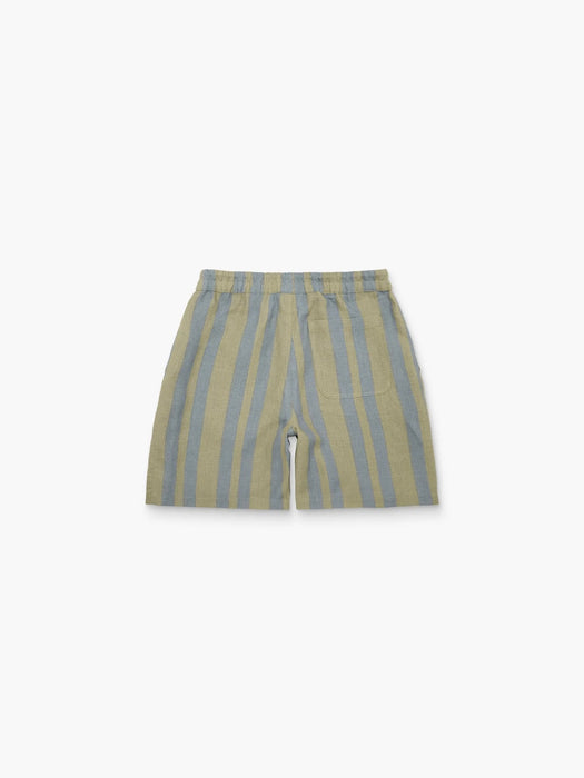 OAS Linen Shorts in Mist Strata