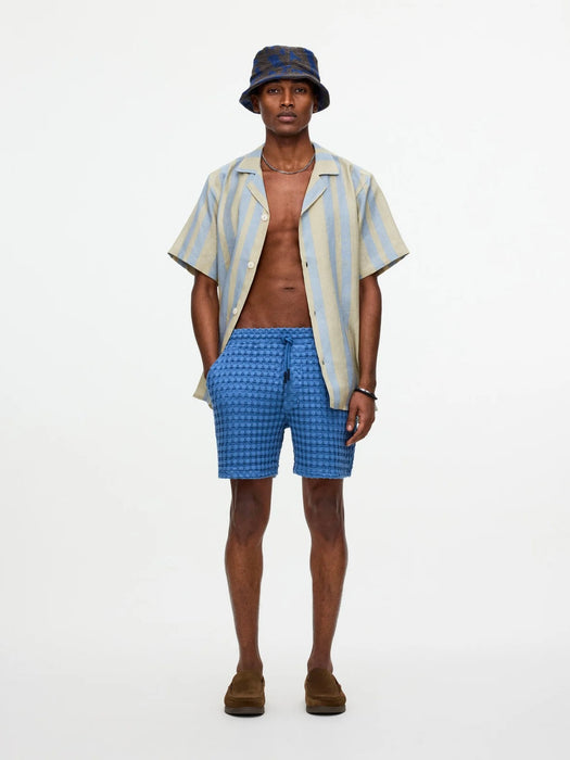 OAS Porto Waffle Shorts in Coronet
